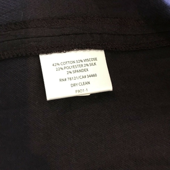 Eileen Fisher Purple Silk Blend Open Cardigan M - Picture 3 of 4